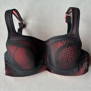 Panache Sport ~ Wired Sports Bra ~ 28 DD ~ Racerback Conversion Option